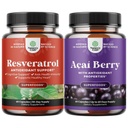 使用AMPK代谢促进和细胞效率代谢激活器和Acai Berry抗氧化剂支持妇女和男子免疫系统和认知健康