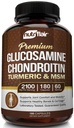 NutriFlair Glucosamine Chondroitin Turmeric MSM Boswellia, 180 Capsules - 联合安慰补充剂 - 自然与非GMO - 抗氧化剂药丸 - 支持背,膝,手,关节,卡蒂拉奇