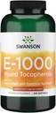 Swanson 维生素E 混合托可菲醇 1000 Iu(671.1毫克) 250 胶片