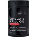 与EPA & DHA Omega 3合作的体育研究 Krill石油补充品,来自南极Krill的磷脂和Astaxanthin -- -- 男子和妇女Krill石油的最高浓度 -- -- 500毫克,120软胶盖