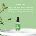植物学博士 Aloe Vera Eye Serum QQ Eye Serum for Dark Circle and Puffiness - 水分和水分公式 Plump - 减少水分和精细线 QQ Eye Serum 下 0.15 fl oz