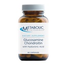 Glucosamine Chondroitin(1 000mg)配有Hyaluronic酸补充剂——支持联合健康+组织水分(60卡普尔)