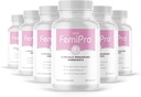 Femipro Bladder 女性和男性控制补充剂、天然草药和良药混合剂、支持 Urinary Tract 健康与微生物平衡 — — 在美国非GMO生产,30 Capsules,6个月供应