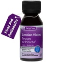 De La Cruz Gentian Violet - Violeta de Genciana 1% 切片、刮片和烧伤急救药,1 FL OZ