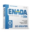 ENADA 10X NADH 配有活动生活方式快速动作公式的补编 QQ 天然能量助推器 Great for Jet Lag, Athletic Performance and stamina and Mindle Clarity + 30 Lozenge