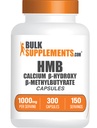 Bulk Assupports.com HMB Capsules - as Calcium HMB Assuppose, Beta-Hydroxy Beta-Methylbutyrate - Gluten Free, 2 Capsules per service (1000mg), 300 counts (Pack of 1) (英语).