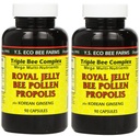 YS生态蜜蜂农场 皇家雪莉蜜蜂 Pollen Propolis + Korean Ginseng, 90 Capsules (2Pack) 互联网档案馆的存檔,存档日期2013-12-20.