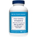 高伽玛维生素E - 支持免疫和心血管健康 - 400 IU(120软胶)