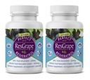 完美补品 – 完美补药 Resveratrol – 60 Capsules – Trans-Resveratrol & Organic Muscadine Grapes - 2 pack