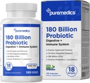 选择公式 180亿 CMU - 18 Strains + Lactoferrin + Prebiotics - 免疫、消化和古特健康 - 便秘、腹泻、气体和布洛廷 - 妇女和男子120克特