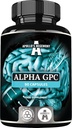 APOLLO的HEGEMONY Alpha-GPC 每日剂量600mg - 90 Vegan Choline Capsules - 99% Choline Alfoscerate 饮食补充 - Lipid Choline - 记忆和浓度 Capsules