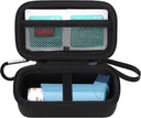 Elonbo Asthma Inhaler Carrying case, 旅行组织 Holder Bag for Ventolin Inhaler, Extra Interior Mesh Pocket 适配 Asthma Mediction, Black+inside Black (CASE Only!) 存档副本. 吸入器医学(不包括)