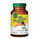 巨型食品锌补充剂 - Vegan 免疫辅助剂补充剂 22.5 mg 高钾发酵锌 - 用真食品制造 - 无糖,Kosher - 60 片,60 服务品