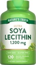 自然真理 超SOYA Lecithin 1200 mg, 120 count (Pack of 1)