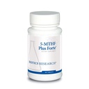 生物研究 生物研究 5-MTHF Plus Forte - 脑健康促进平静 放松的Mood和血清素生产 60 Capsules