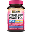 Inositol补编,Myo-Inositol & D-Chiro Inositol妇女生育率补编,40:1理想比率、荷尔蒙平衡和排卵支助,80维冈卡普尔