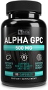 Alpha GPC 500mg Capsules QQ 80 Counter 支持健康认知功能 QQ 支持健康记忆 QQ 为最佳生物利用率量 QQ 非GMO 3 测试