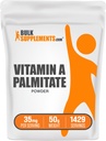 Bulk Assupports.com 维生素A 棕榈酸粉 - 作为维生素A 辅料Palmitate,维生素A 辅料Immune与眼部支持 - 格鲁滕免费,每服35mg,50g (1.8 oz) (Pack of 1)