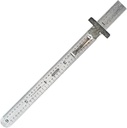General Tools 300/1 6-Inch Flex 精度不锈钢尺,铬