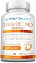 已核准的Science Turmeric MD -- -- 含BioPerine和95%的标准化Turmeric Crucuminoids -- -- 60个卡普尔(1个月供应)