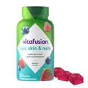 维生素Gorgusion Gorgeous Hair, Skin & Nails 多维塔明 Gummy Vitamins, 加上生物素和抗氧化维生素C&E, Raspberry Flavor, 135ct(45天供应量),来自美国第一Gummy Vitamin品牌
