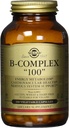Solgar B-复合体"100",100蔬菜卡普勒斯 - 心脏健康,100 Counter (Pack of 12)