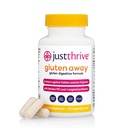 Just Thrive Gluten Away - 30 services 消化酶+ 对Gluten Defense的亲生支持 - Vegan, Gut健康补编