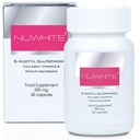 Nu 白色 S- 乙酰基 Glutathione 新型改进配方 皮肤 30 盖