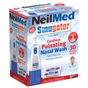 NeilMed Sinugator Cordless Pulsting Nasal Wash Kit,配有一台喷气机、30套预混合包和3台AA电池(包1)