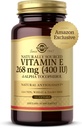 Solgar维生素E 268 mg(400 IU),360 Alpha Softgels - 天然抗氧化剂,皮肤和免疫系统支持 - 自然来源的维生素E - 葡萄糖自由,乳制品自由 - 360 services