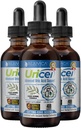 Uricel - 高级Uric酸支持 & Cleanse 补充 - 液体交付更好的吸收 - Tart Cherry, Chanca Piedra, Celery种子, Turmeric & More!