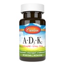 Carlson - 维生素A, D3, K2, 3000 mcg RAE 维生素A, 125 mcg 维生素D3, 90 mcg 维生素K2 作为 MK-7, Bone 大楼, 钙利用, 60 软宝石
