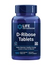 生命延长 D-Ribose 片,加钙,帮助维持心脏和肌肉中的健康能量水平,鼓励生产ATP,无胶原,非GMO,Vegan,100蔬菜片