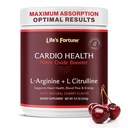 生活财富5000mg L-Arginine 补充粉末 & 1000mg L-Citrulline, 高发性氮氧化物健康促进器,耐力,锻炼性能,天然樱桃火焰(20种服务)