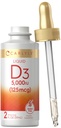 卡莱尔液体维生素D3 → 5000 IU(125 mcg) → 2 oz → 蔬菜,Non-GMO,和Gluten 免费补充 → 成人维生素D液体滴