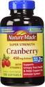 天然制 Cranberry 450mg 提取 180 软胶