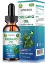 Oregano Oil Liquid Drops with Carvacrol,维生素E - 6个月供应 Oregano Drops Tinctures 提取,清洁,解毒,免疫支持,消化性古特健康 - Pure Vegan Herbal Oregano Oil 1oz