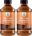 高吸收性甲状腺素支持补充剂 - Vegan 液态碘补充剂,用于支持使用Myo-Inositol硒和Sting Nettle增强能和聚焦2包的妇女和男子的甲状腺素