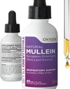 TriGuard MULLEIN Plus - Mullein 叶片提取,老莓提取和橄榄叶提取 2 fl oz → 支持健康呼吸功能和免疫系统 → 无酒精,非GMO,口味大,美国制造