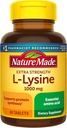 自然制造超强L-Lysine 1 000毫克药片,蛋白质合成60个计数