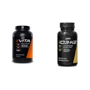 JYM 补充科学 Vita JYM 多维特敏, D3 & K2 骨骼和心血管支持 60 片