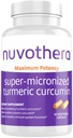 Nuvothera 超微缩涡轮曲霉素 Curcumules 1-Month 供应快速吸收,全根,非GMO,支持联合,皮肤,古特健康和抗氧化剂(60 Capsules)