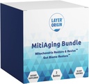 层源 MitiAging Bundle, 抗衰老2-瓶包: Gut Biome return and Mitochondria Revive - 推动细胞健康自然,30天供应