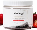 Kintsugi KeraSweet Hair Forunization Gummy - 助攻老年头发标志, 坚固、挥发性Strands - 支持健康, Fuller Looking Hair w/ B12, Saw Palmetto, ACV (Strawberry, 60ct)
