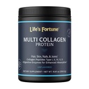 多Collagen Peptides 类型 I, II, III, V & X 水解蛋白粉 – 草-Fed, 与消化酶混合 – 用于皮肤, 头发, 钉子, 关节和古特健康, 无味