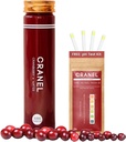 CRANEL 快动作 Cranberry 公式 - 尿液Tract & Gut 支持 – (1周供应) + 免费pH测试 Kit → 3,000 Cranberry, 无糖, Vegan, 临床证明