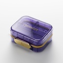 Bexeen Medical Pill 组织者 旅行 可爱药盒 小药盒 购买迷你药盒 手提式维他命持有者 组织者 契约 旅行 尺寸 药剂 每日口袋药店 补充品