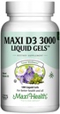 Maxi健康 维生素 D3 3000 IU 75 mcg 维生素 D 健康骨骼,牙齿,免疫支持补充剂 - VIT D3 简单吞咽非GMO, 男女补充剂 - Kosher 180 Gels