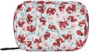 红粉花朵 药盒 7日 药盒 包 旅行 药盒组织者 装有Zipper Portable Weekly Case Contract Size for Vitamin Supplement Holder