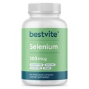 BESTVITE 硒200mcg(180 植物卡普尔) - 无 Stearates - 无流剂 - Vegan - 非 GMO - Gluten Free